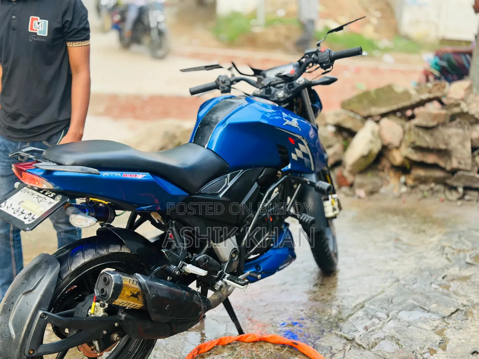 TVS Apache RTR 160 4V 2023 Purple