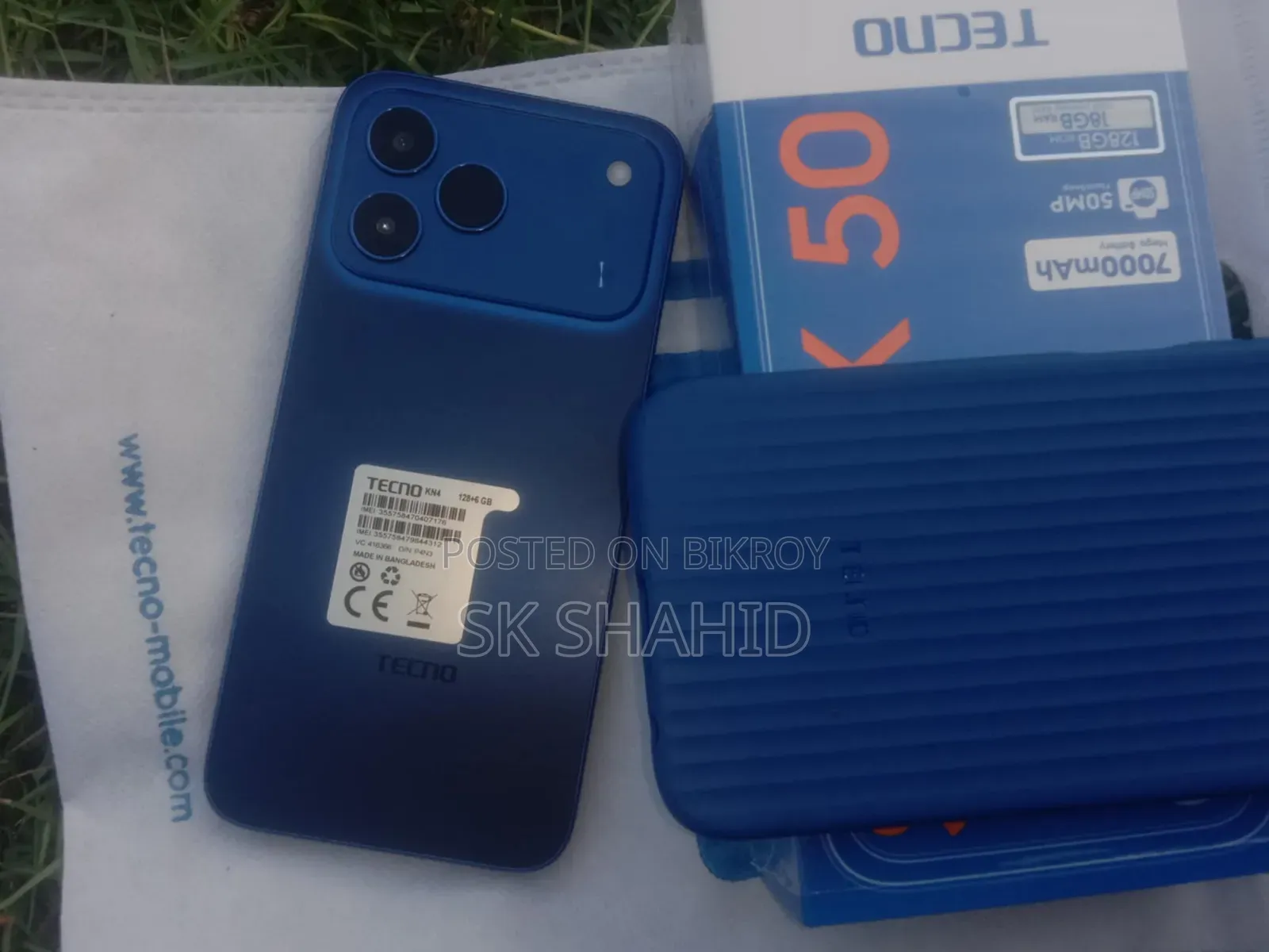 New Tecno Spark 50 128 GB Blue