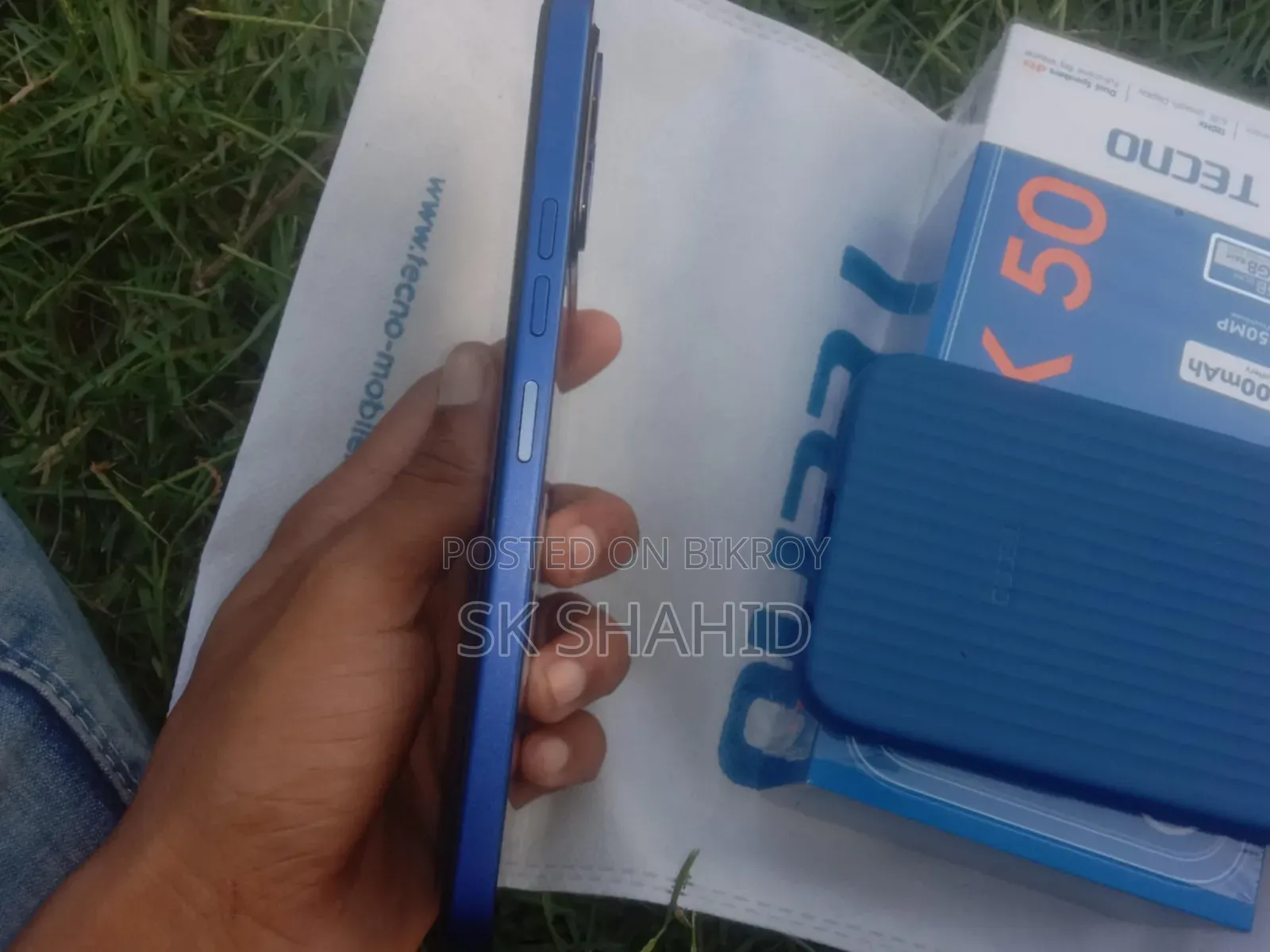 New Tecno Spark 50 128 GB Blue