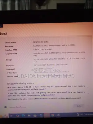 Laptop Lenovo LOQ 15IRH8 8GB Intel Core I3 HDD+SSD 1T