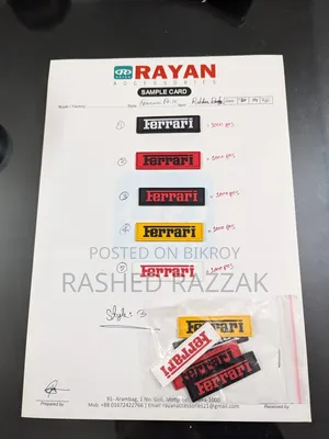 Rubber Badge Label Accessories