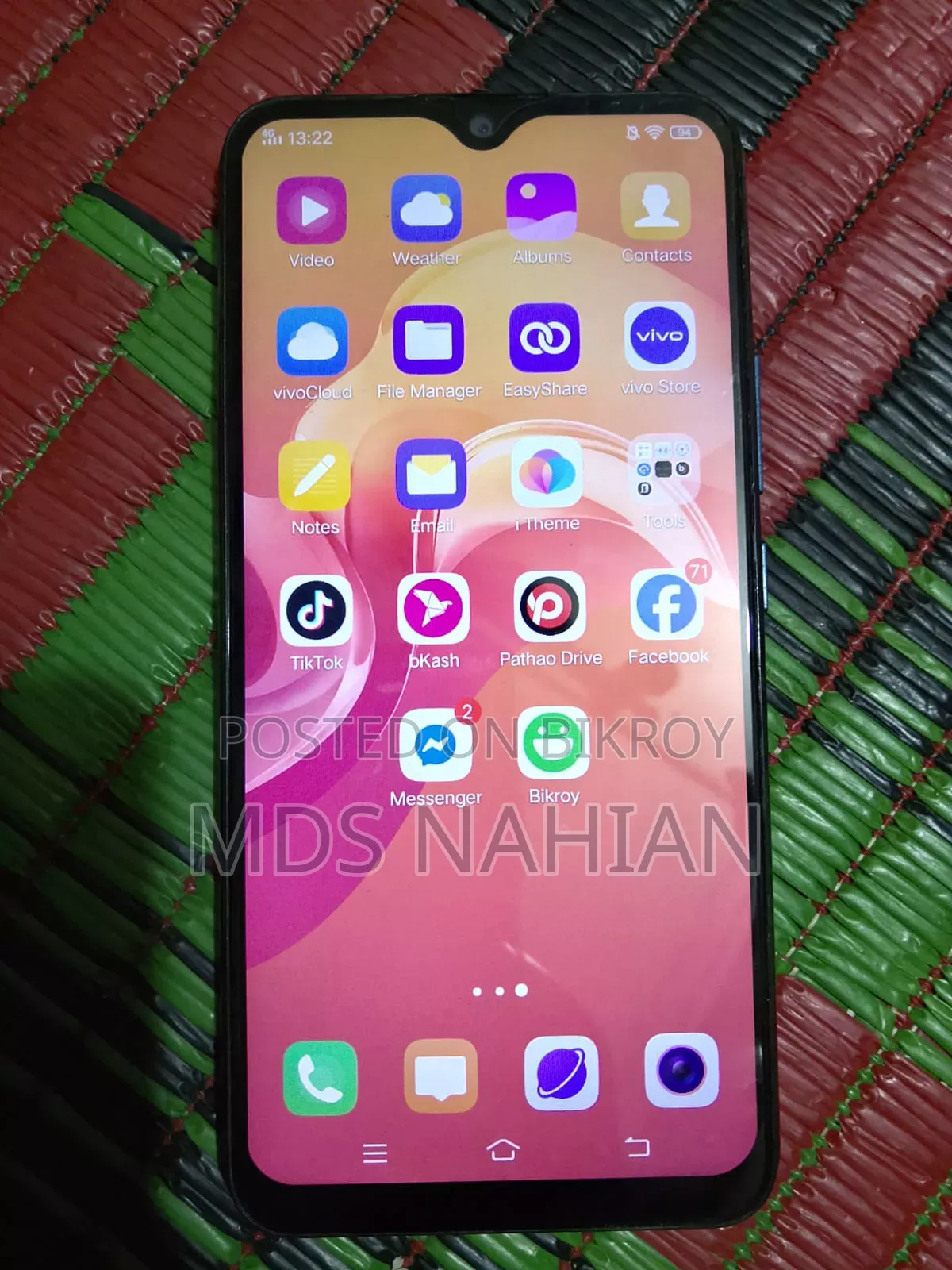 Vivo Y17 256 GB Blue