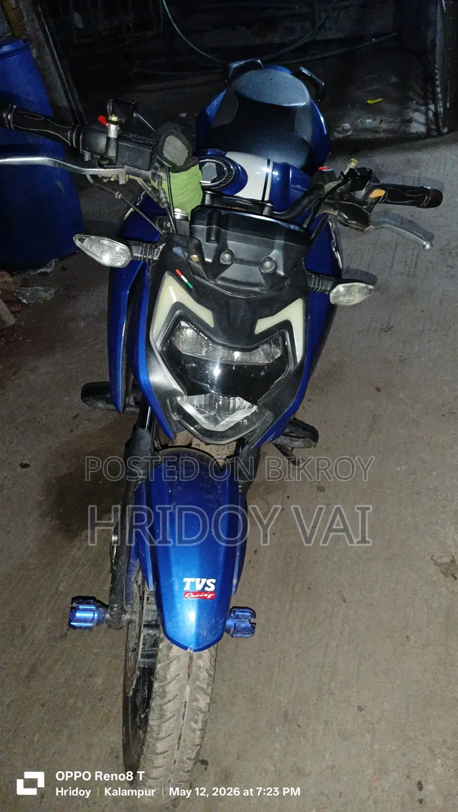 TVS Apache 160 4V 2021 Blue