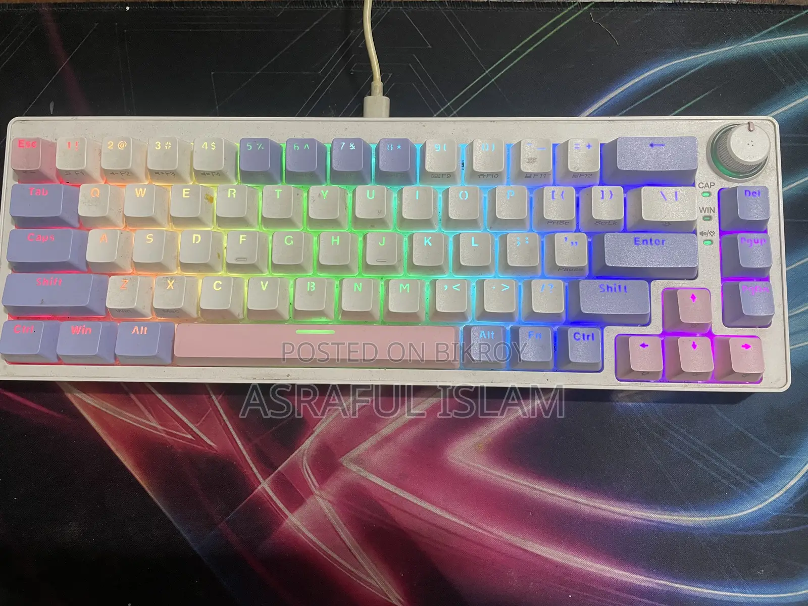 Zifriend Za68 Hot Swappable Argb Mechanical Keyboard