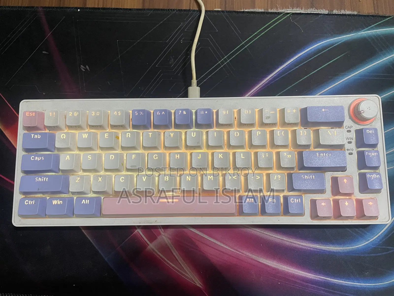 Zifriend Za68 Hot Swappable Argb Mechanical Keyboard