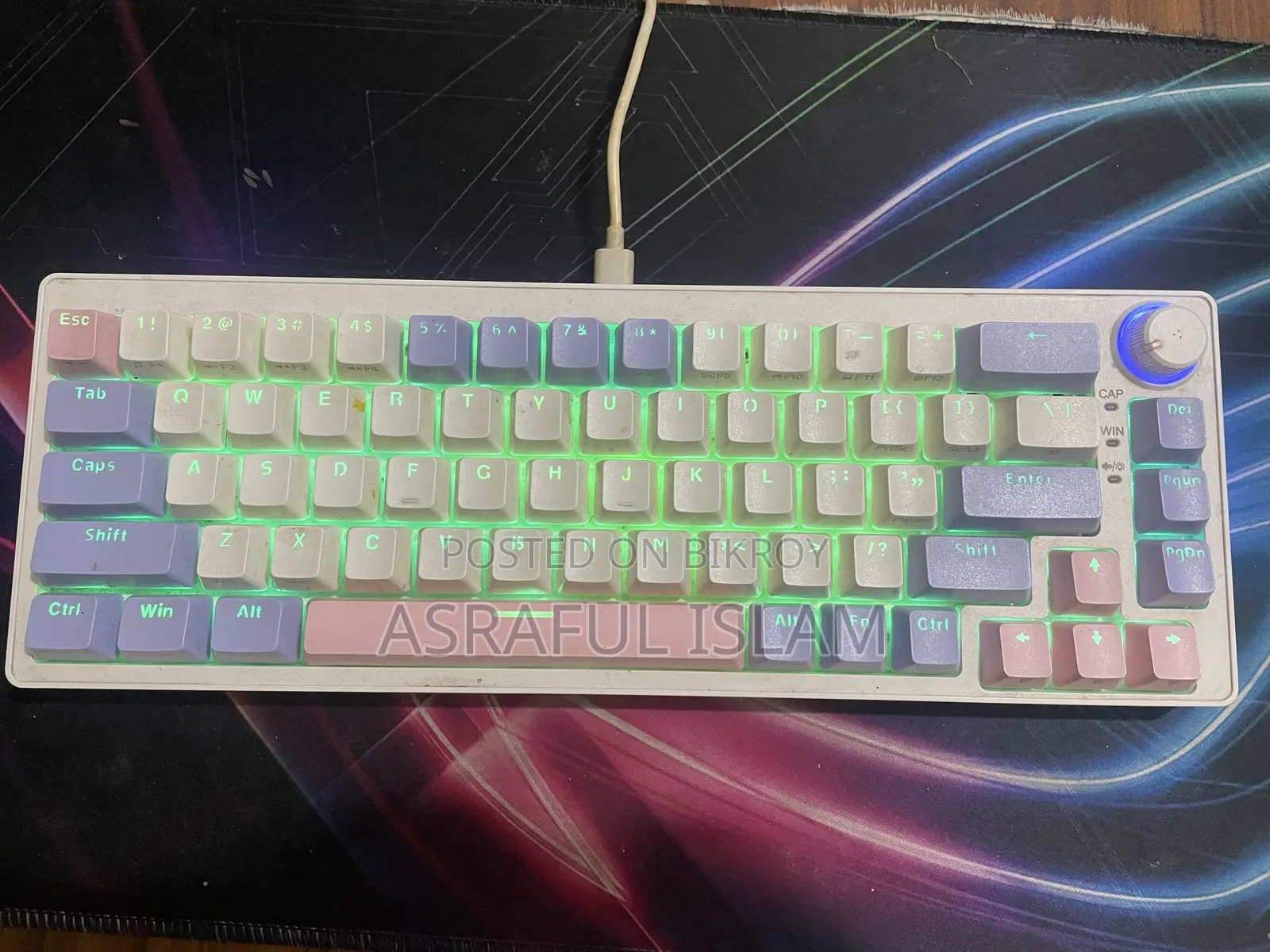 Zifriend Za68 Hot Swappable Argb Mechanical Keyboard