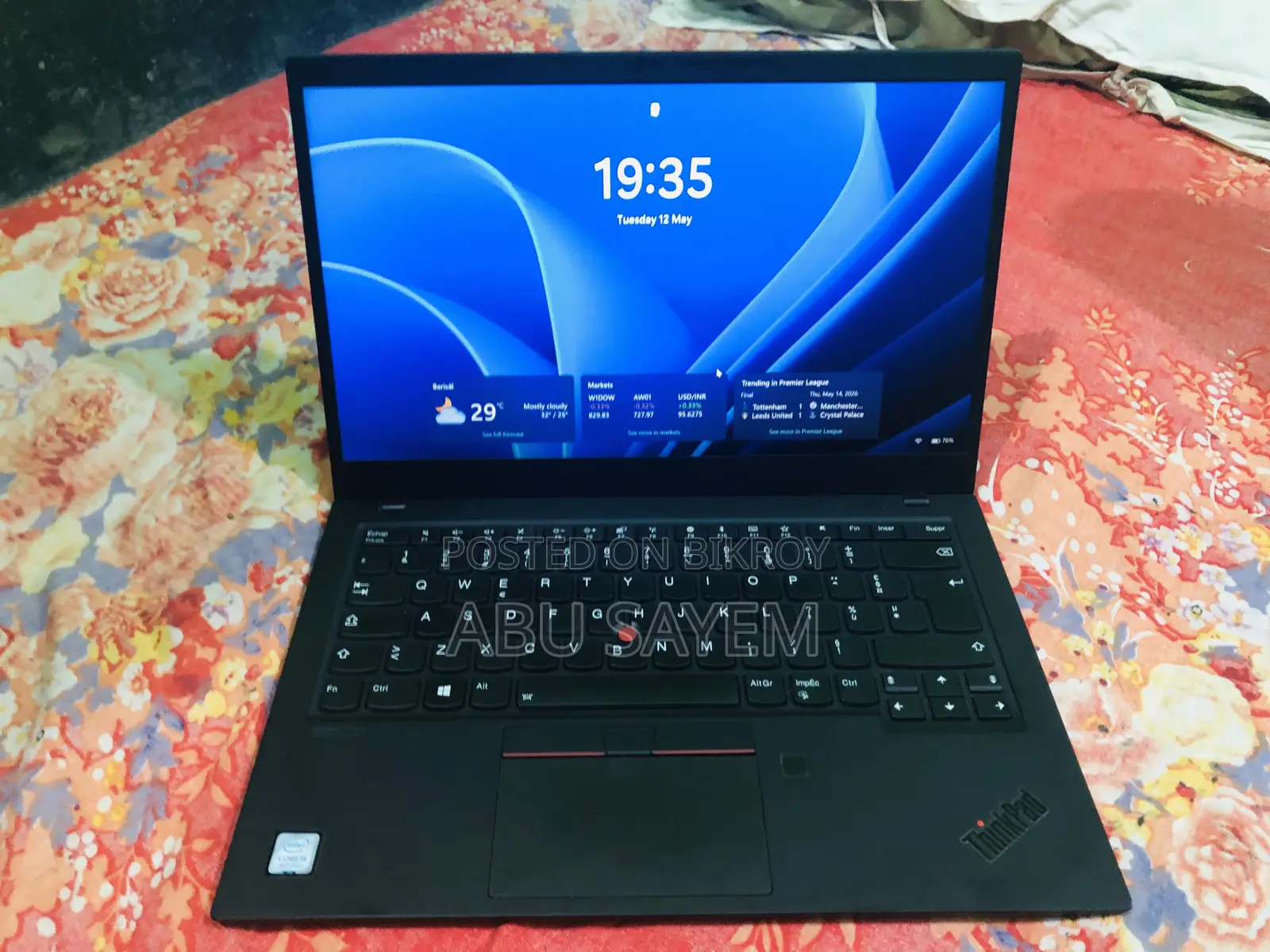 ল্যাপটপ Lenovo ThinkPad 11e 8GB Intel Core I5 SSD 256GB