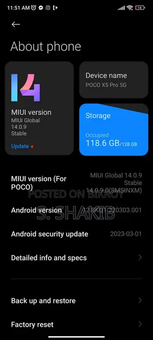 Xiaomi Poco X5 Pro 128 GB Black