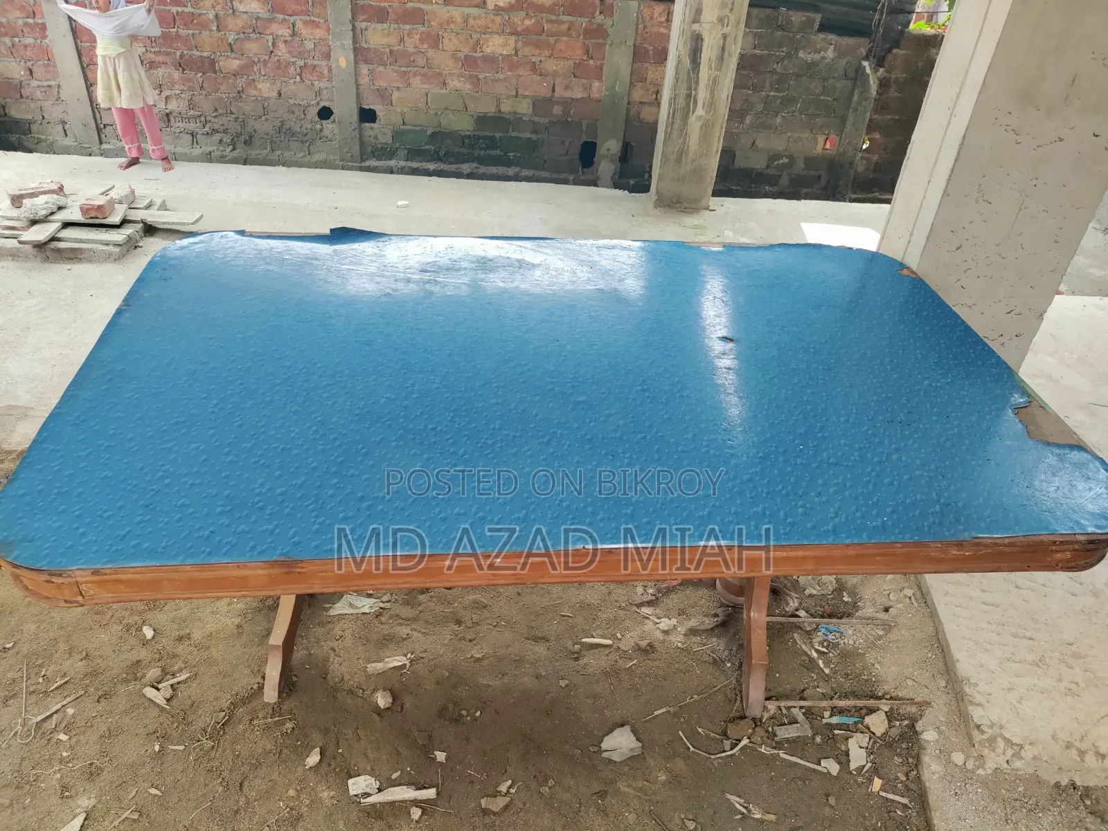 Sturdy 6-Seater Wooden Dining Table for Sale