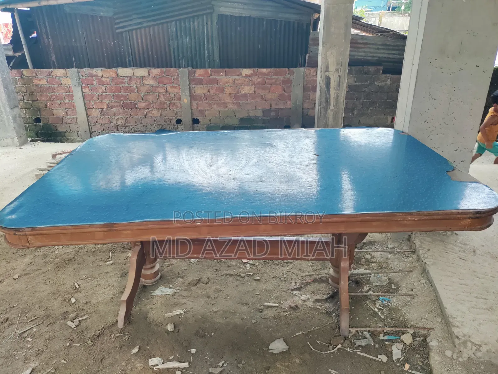 Sturdy 6-Seater Wooden Dining Table for Sale
