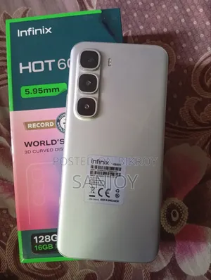 New Infinix Hot 60 Pro+ 128 GB Silver