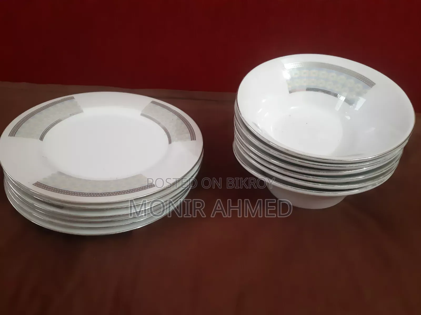 6 Pieces Saucer 6 Pieces Bowl New