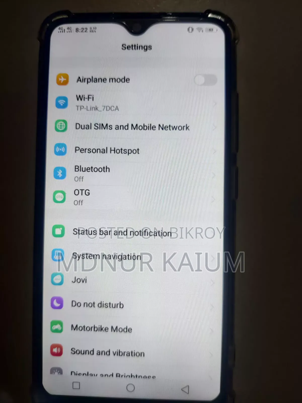 Vivo Y93 128 GB Blue