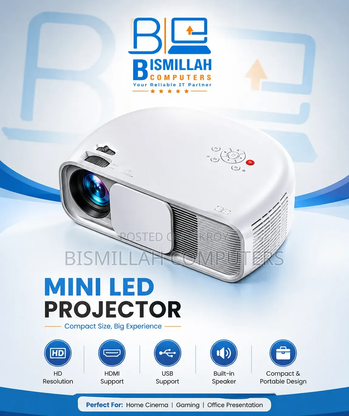 Cheerlux Cl760 3200 Lumens Projector With Built-in Tv Card