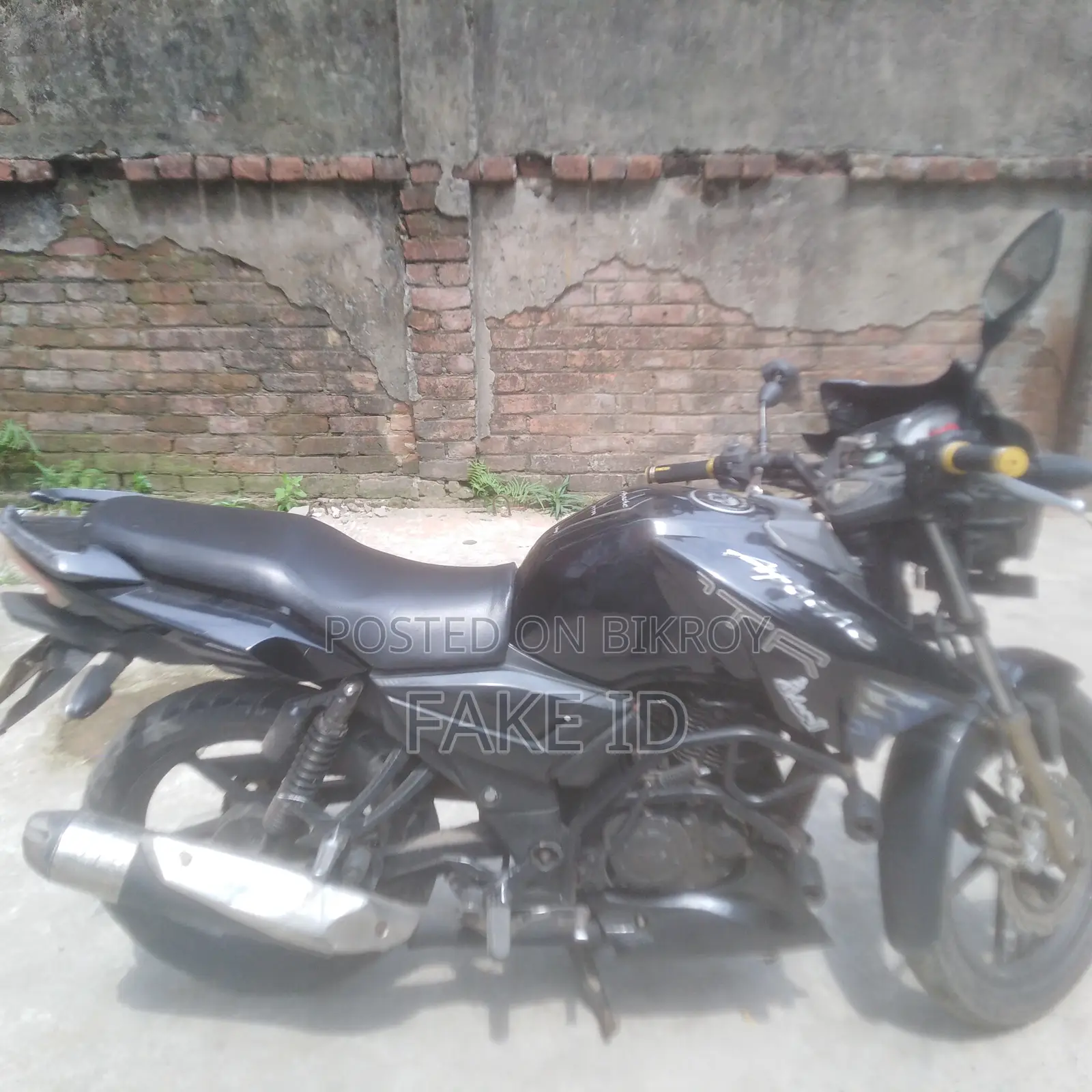 TVS Apache RTR 160 2V 2019 Black