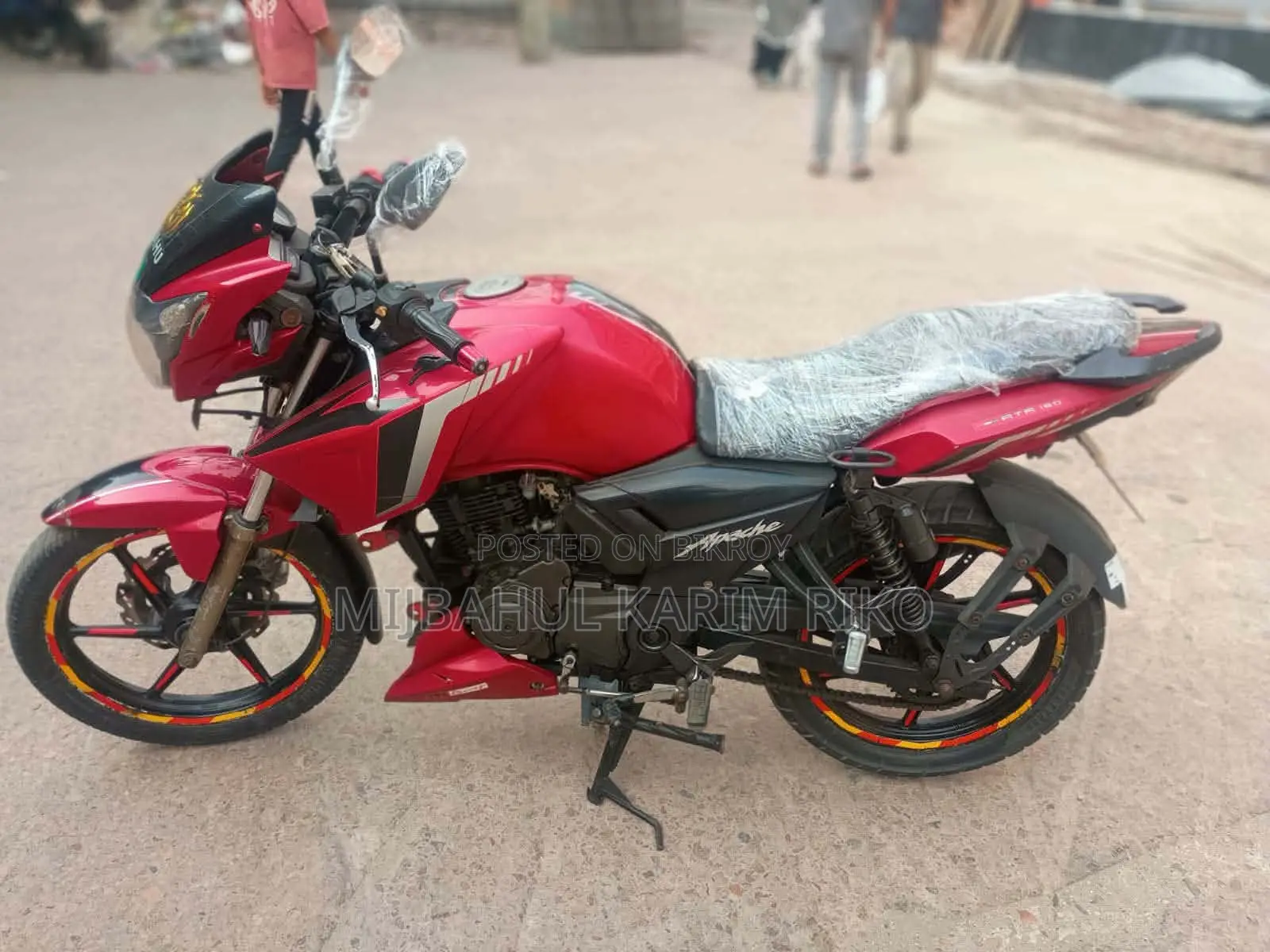 TVS Apache RTR 160 2V ABS 2017 Red