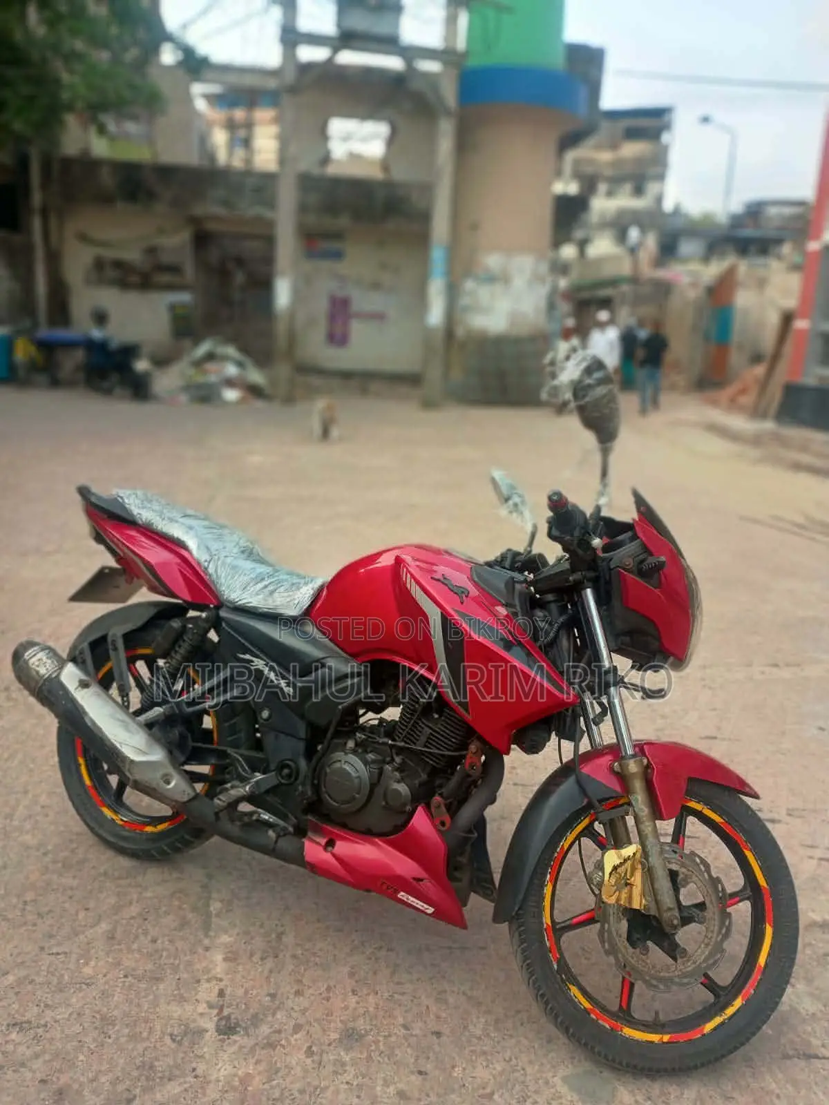 TVS Apache RTR 160 2V ABS 2017 Red