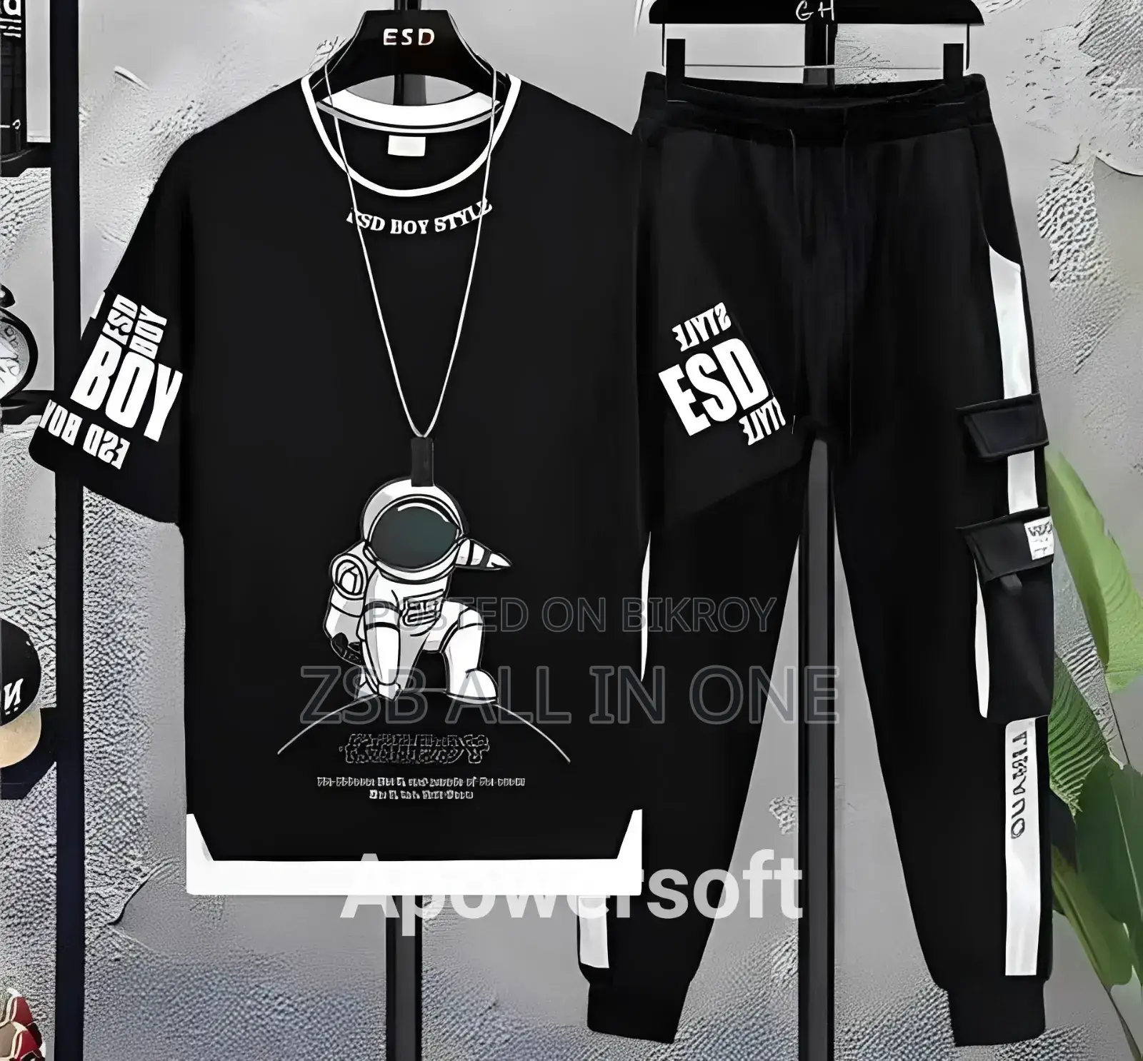 Half Sleeve T-Shirt & Trouser Set