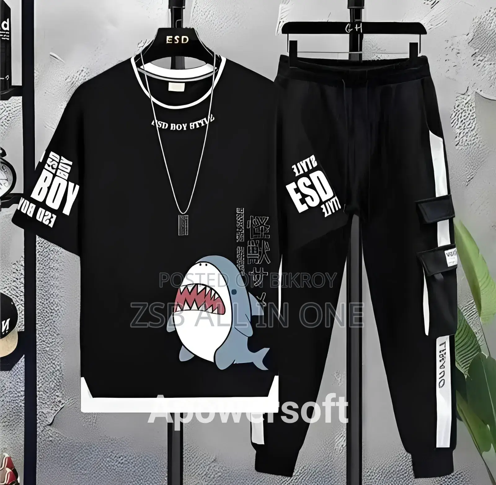 Half Sleeve T-Shirt & Trouser Set