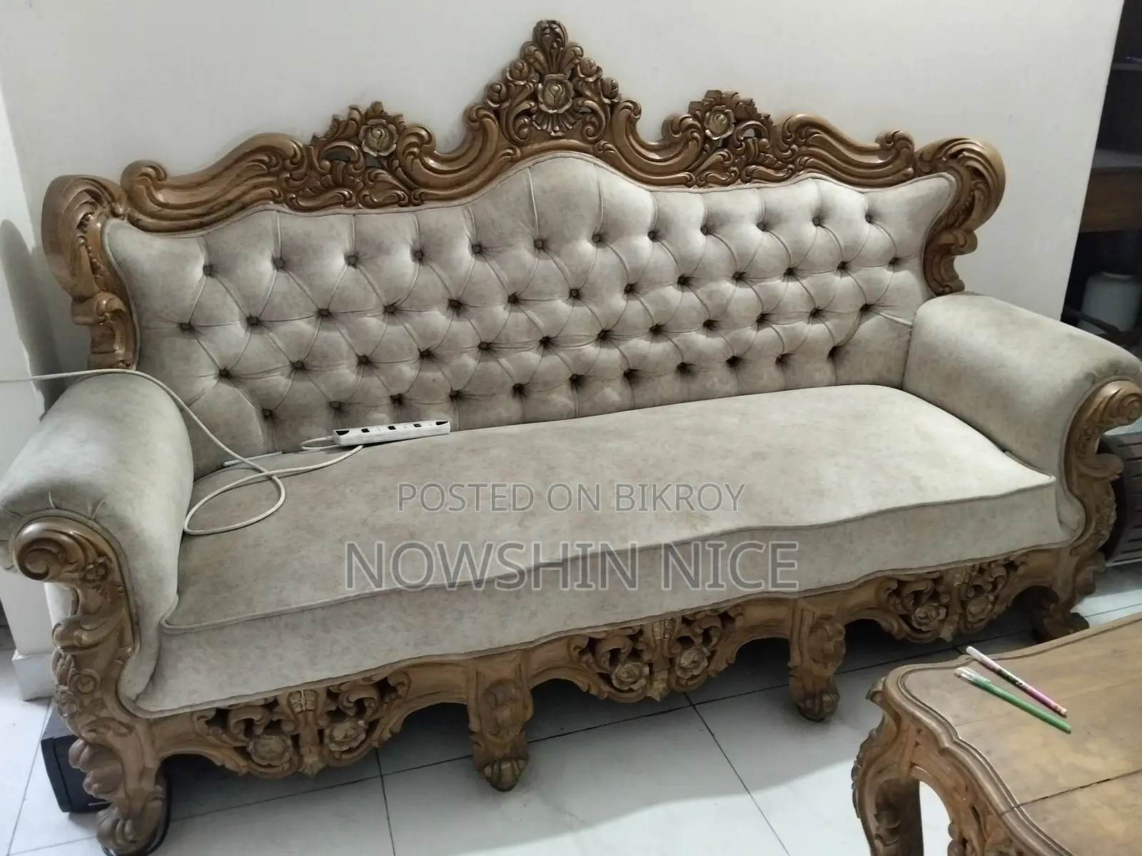 Teak Wood Royal Sofa Set