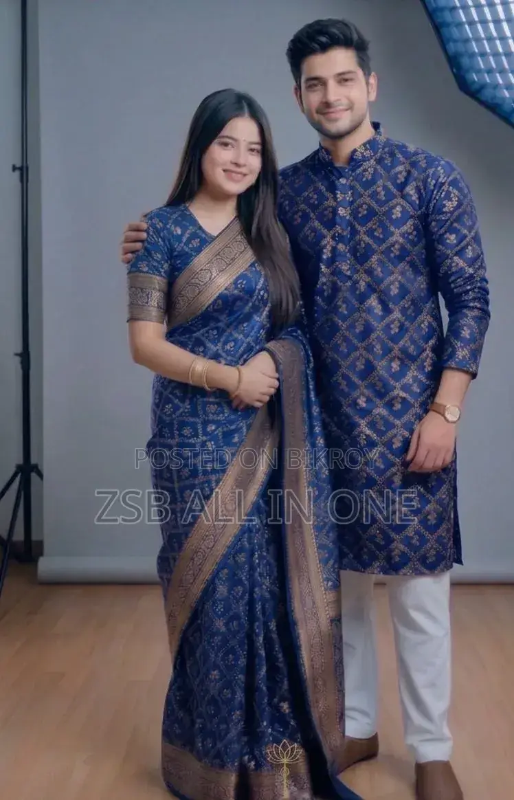 Premium Japanese Silk Saree with Matching Blouse Piece