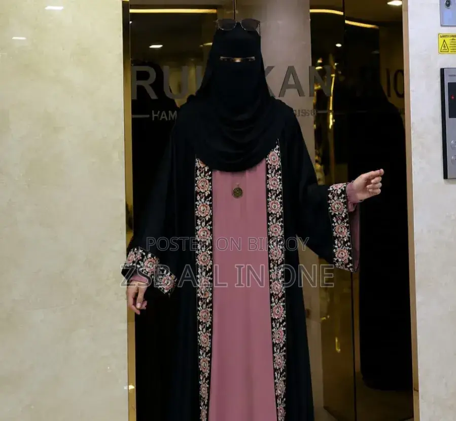 Embroidery Borka - Original 100% Dubai Fabric