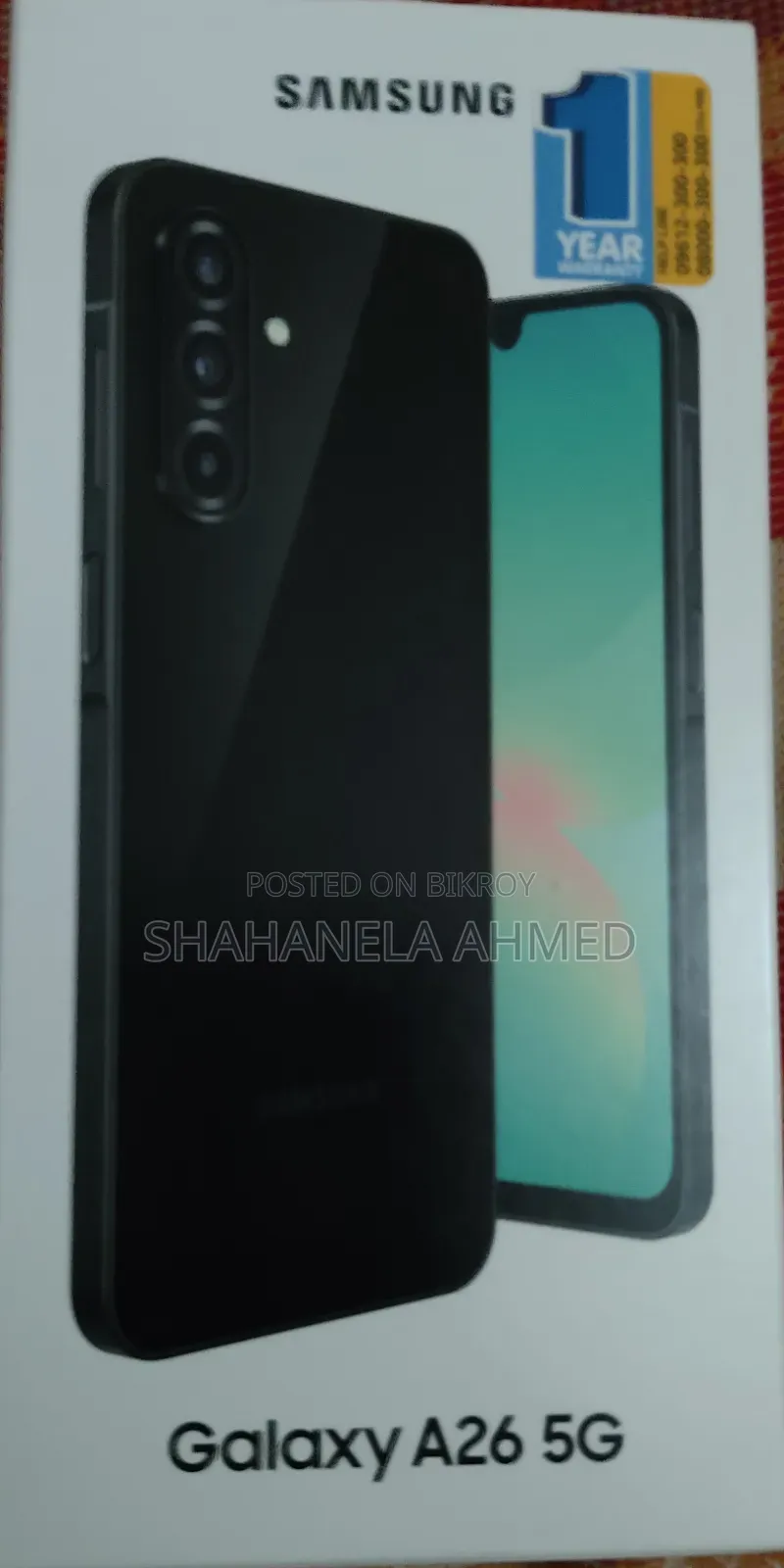 New Samsung Galaxy A26 128 GB Black