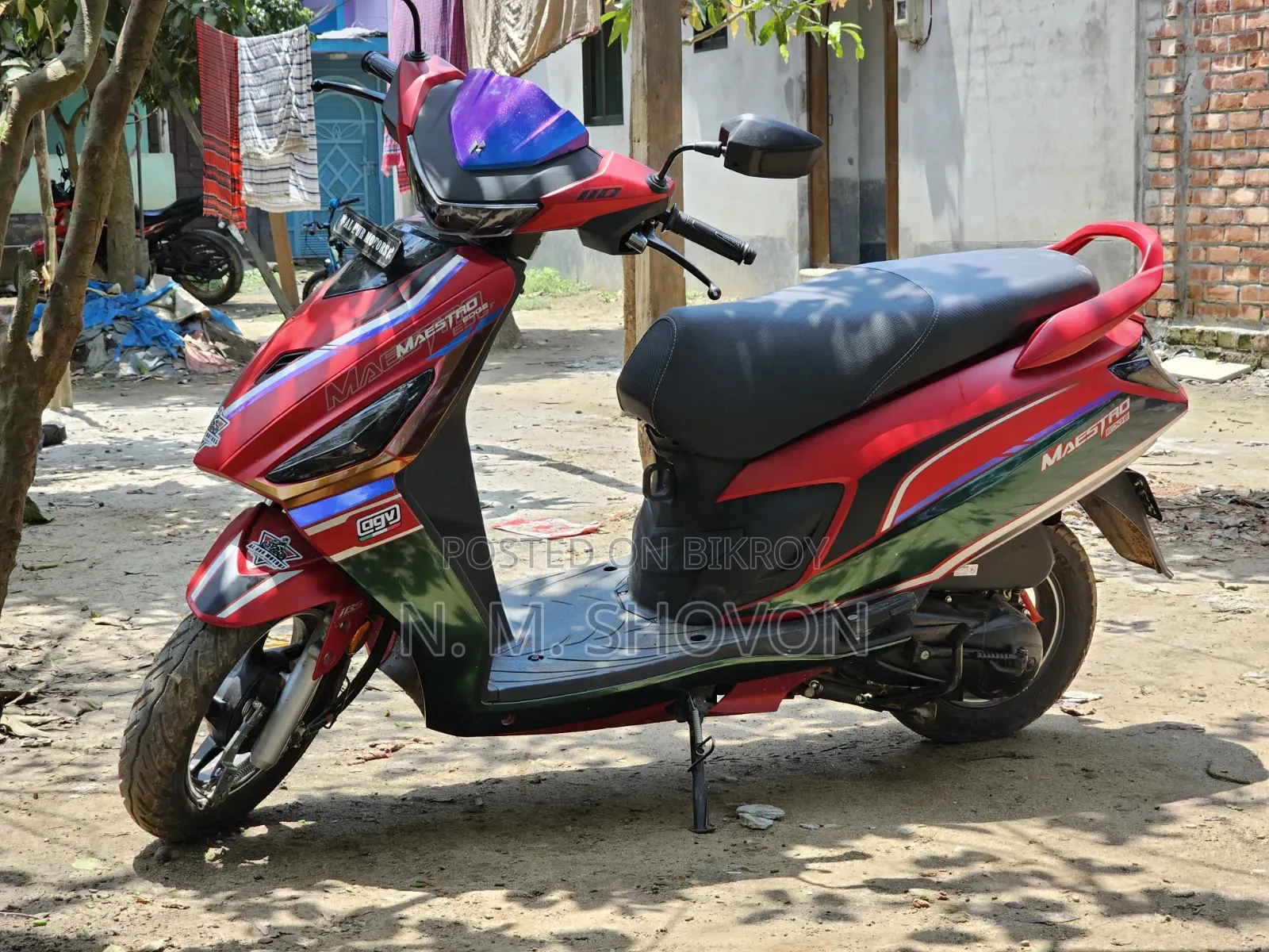 Hero Maestro EDGE 110 XTEC 2026 Red