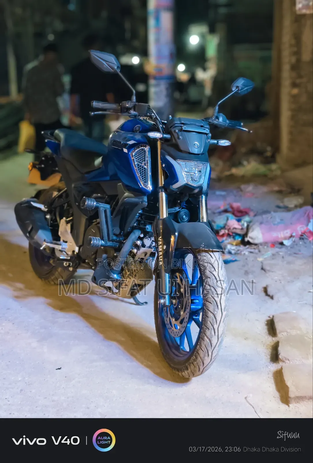 New Yamaha FZ 2026 Blue