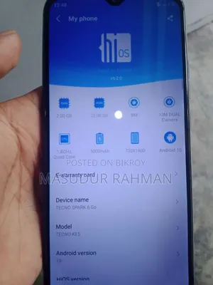 Tecno Spark 6 Air 32 GB Blue