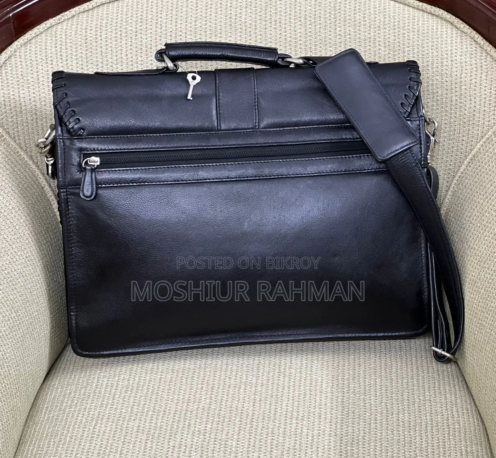 Original Cow Leather Office Bag (Export Quality)