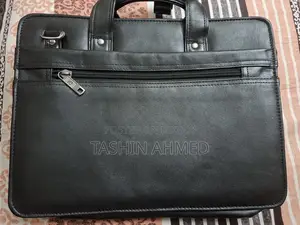 Black Colour Leather Executive Bag