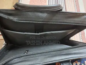 Black Colour Leather Executive Bag