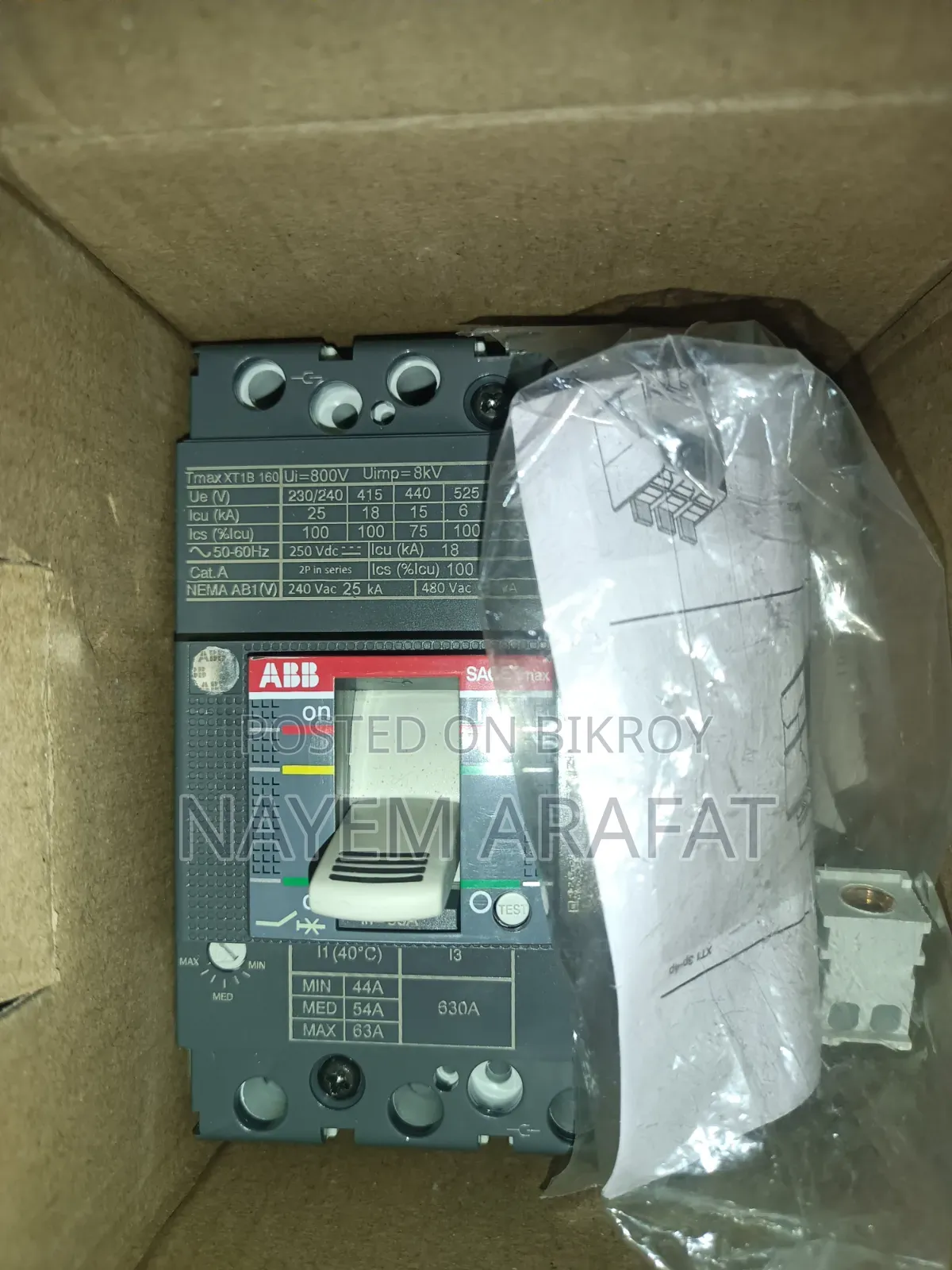 63a - Molded Case Circuit Breaker (Mccb)