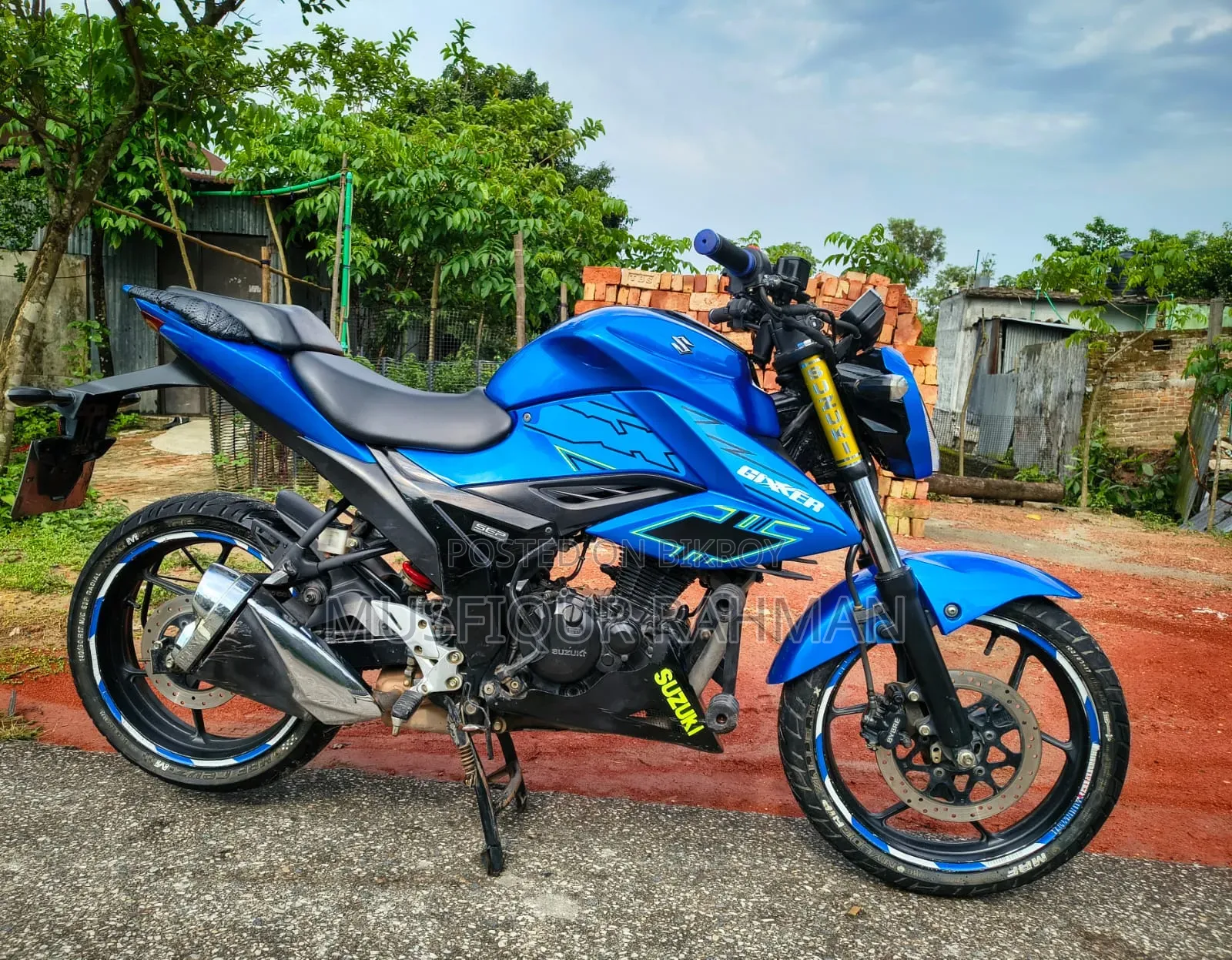 Suzuki Gixxer Monotone 2021 Blue