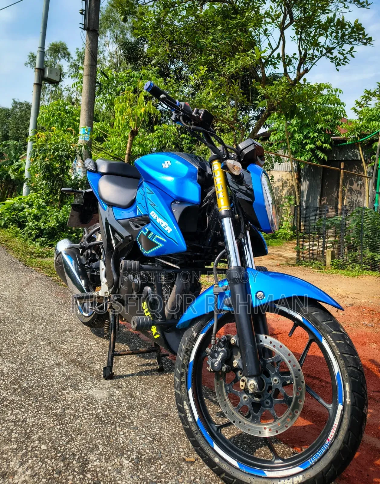Suzuki Gixxer Monotone 2021 Blue