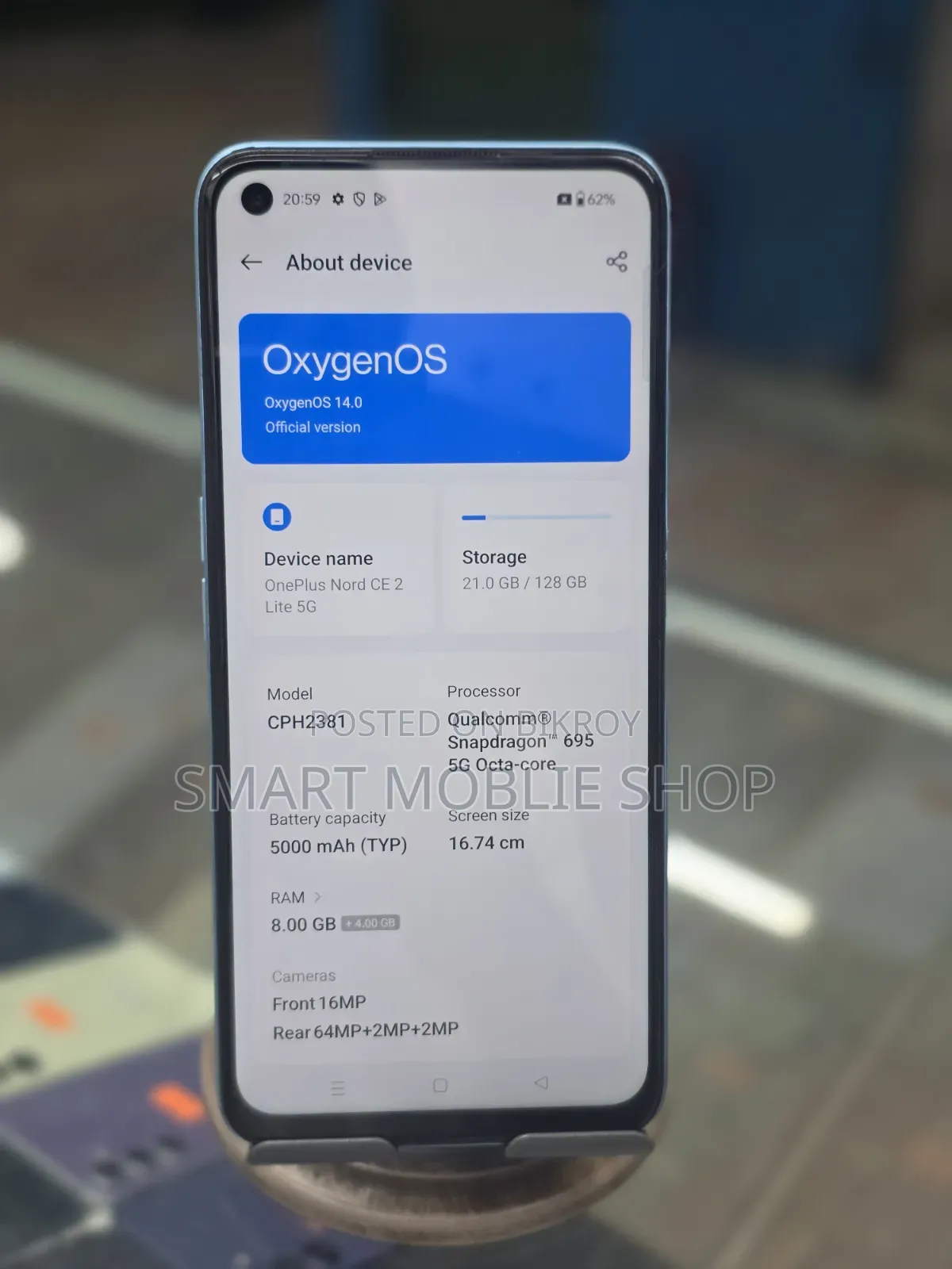 iQOO 256 GB Orange