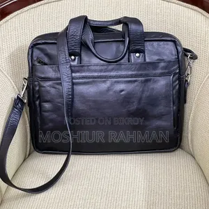 100% Cow Leather Office Bag