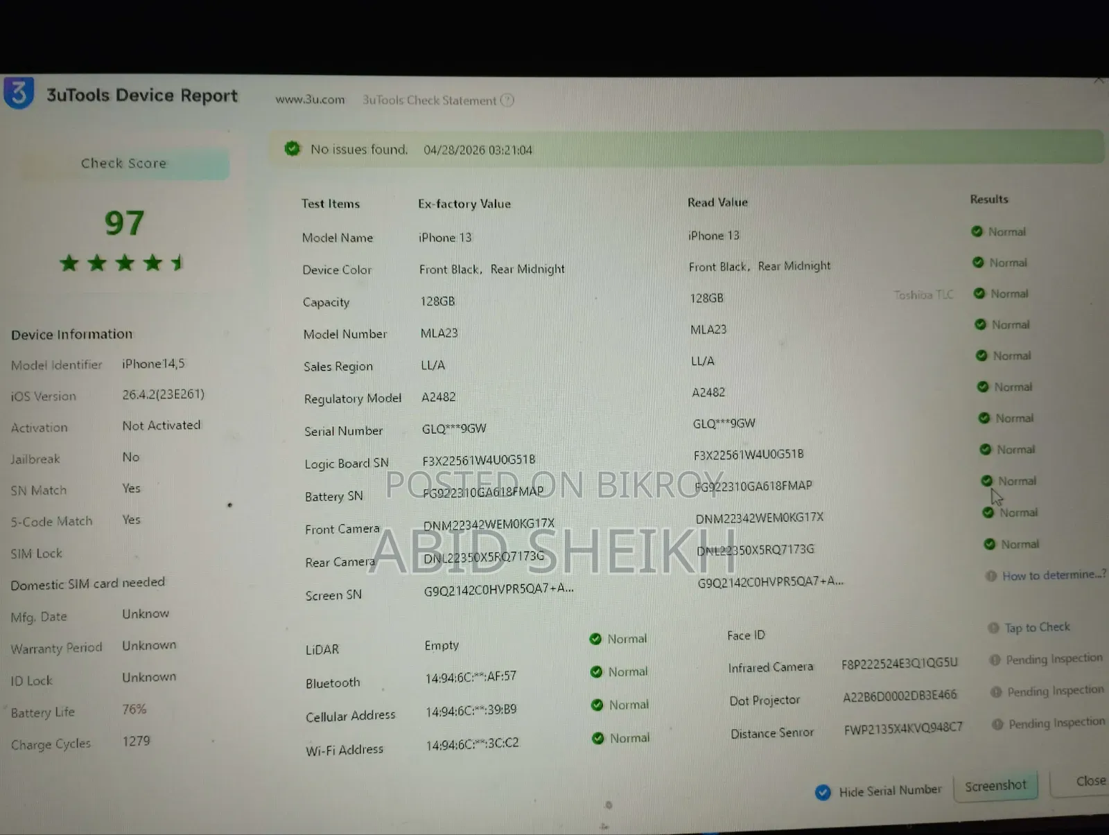 Apple iPhone 13 128 GB