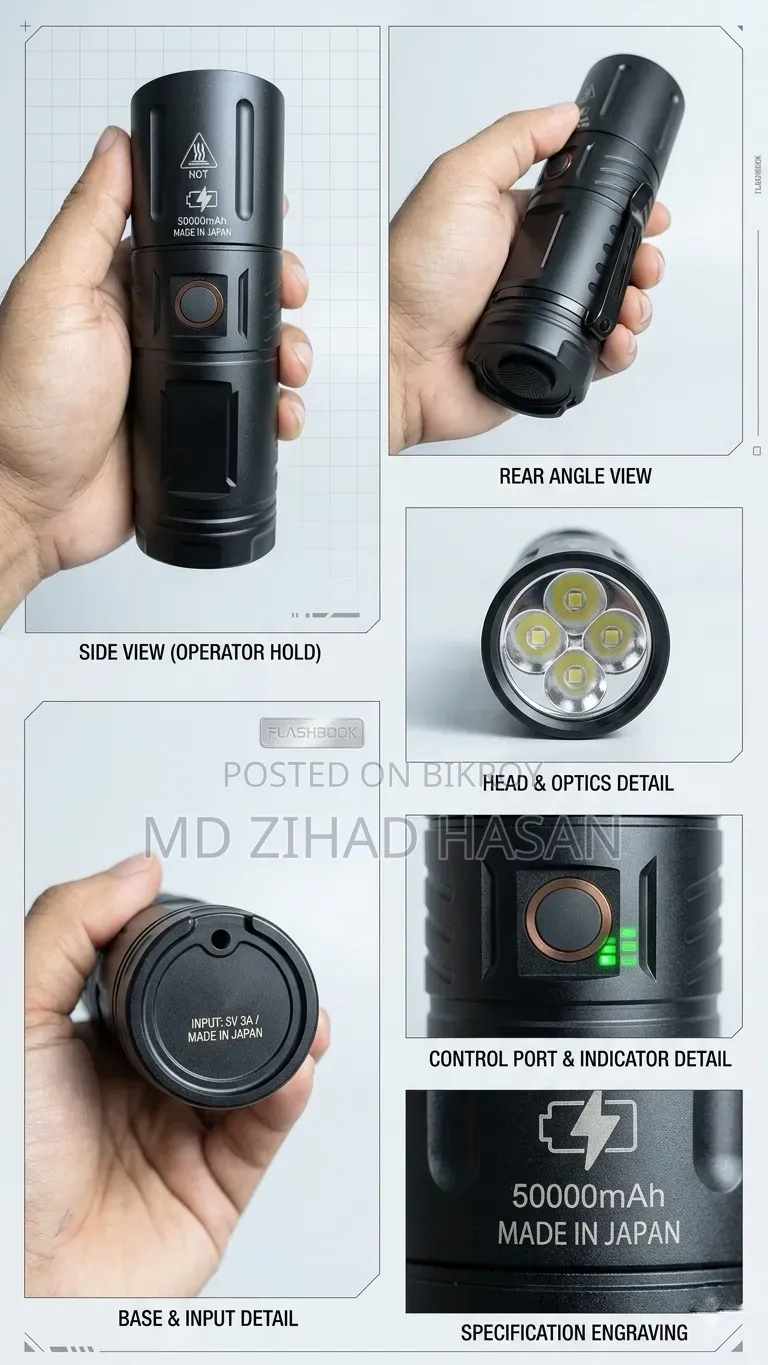 Super Power Zamboo Torch Light – 50000mAh
