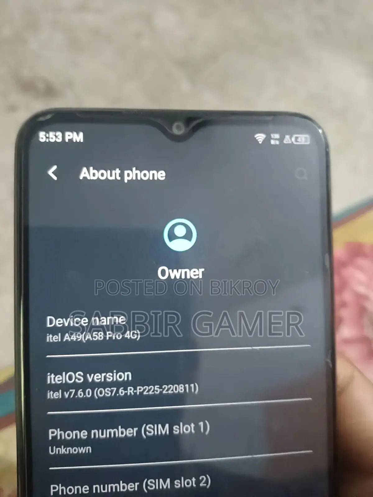 Itel A49 Play 32 GB Black