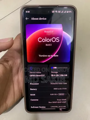 Oppo Reno13 F 256 GB Black