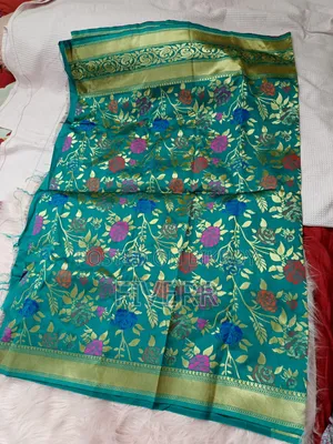 Half Silk Katan Saree for Sale