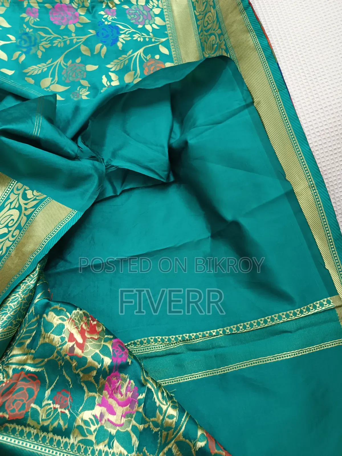 Half Silk Katan Saree for Sale