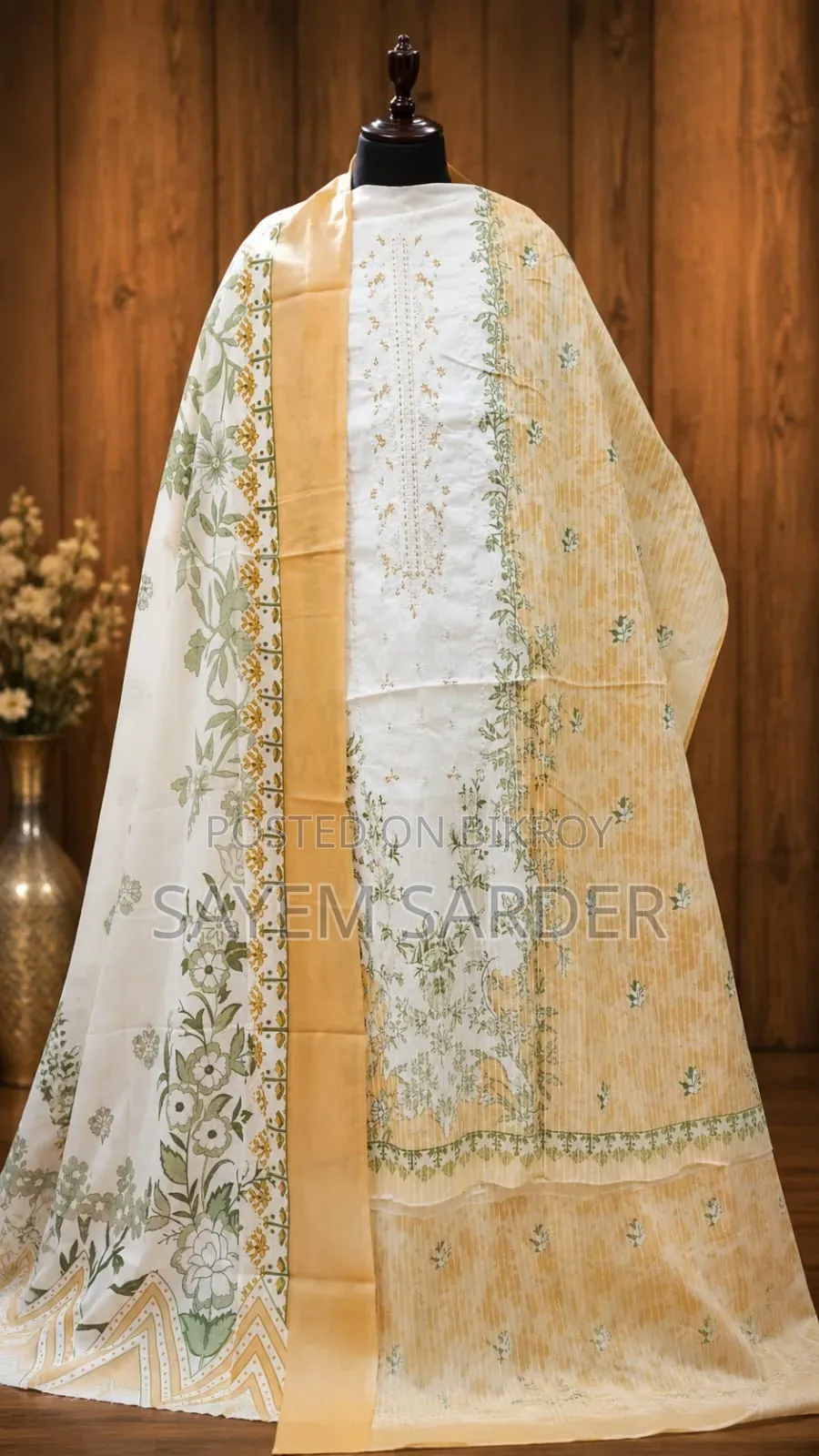 Taqin Embroidered Unstitched Three Piece