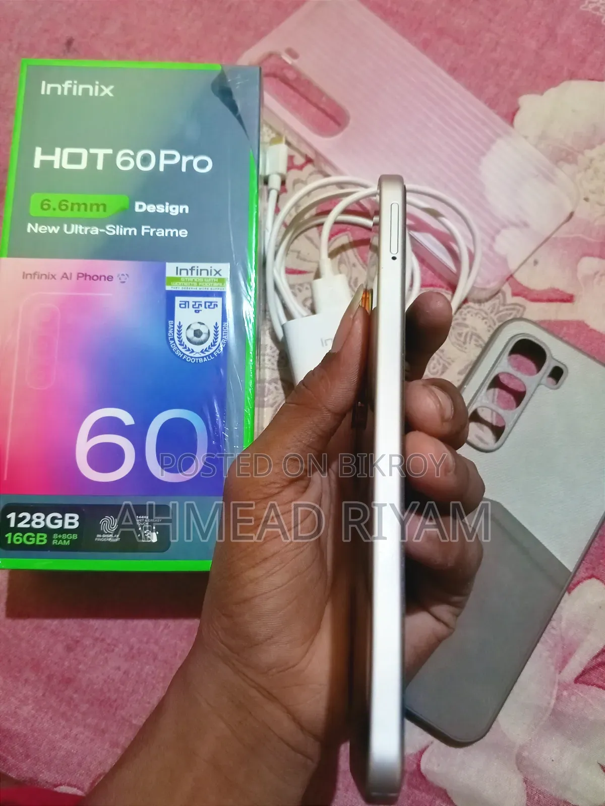 New Infinix Hot 60 Pro 128 GB White