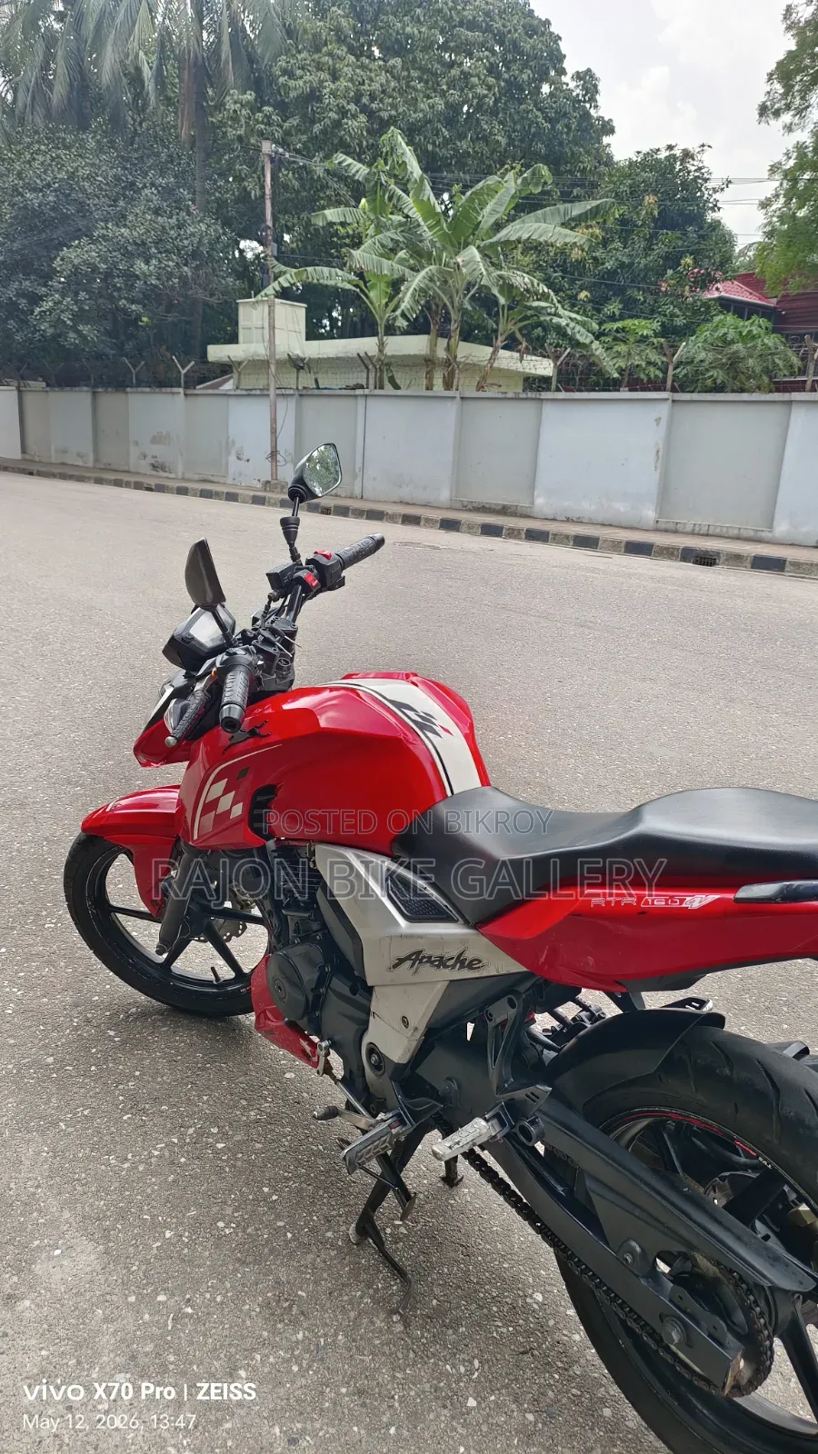 TVS Apache RTR 160 4V 2023 Red