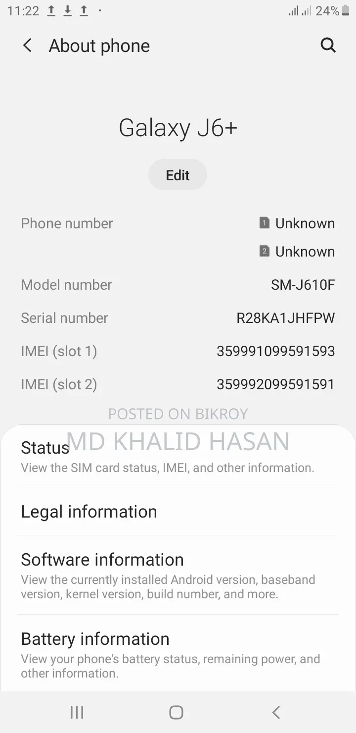 Samsung Galaxy J6+ 32 GB Red