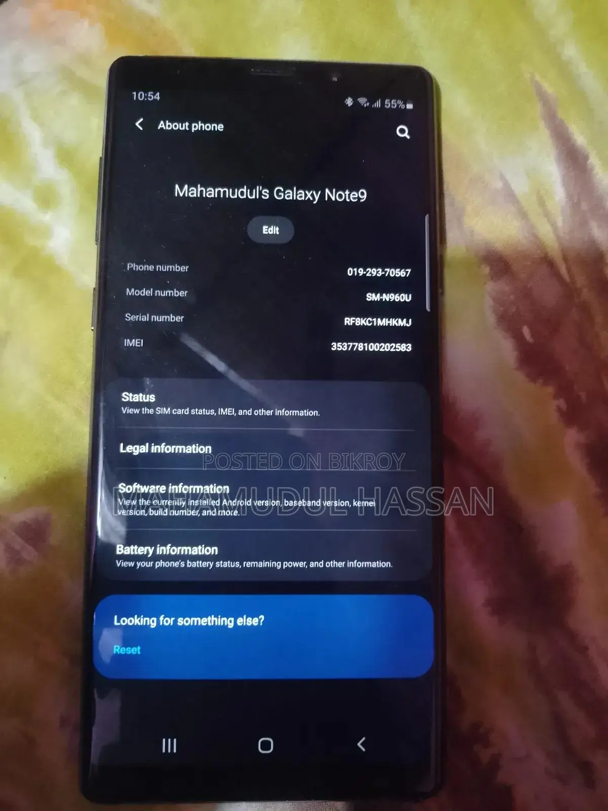 Samsung Galaxy Note 9 128 GB Black