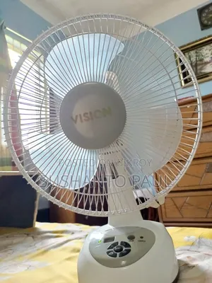 Vision Rechargeable Fan 12" (White)